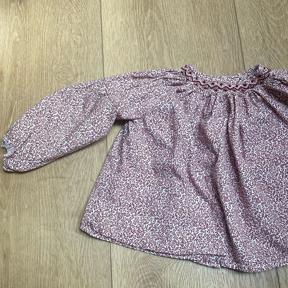 Bonpoint smocked blouse for baby or toddler